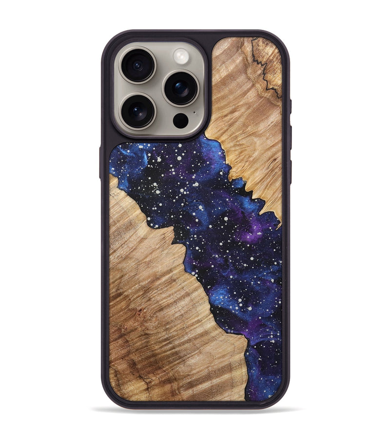 iPhone 15 Pro Max Wood+Resin Phone Case - Cayden (Cosmos, 717434)