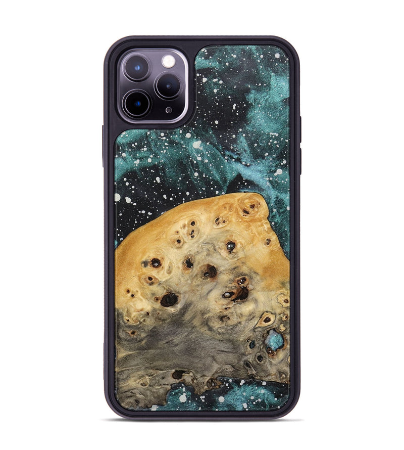 iPhone 11 Pro Max Wood+Resin Phone Case - Brinley (Cosmos, 717462)