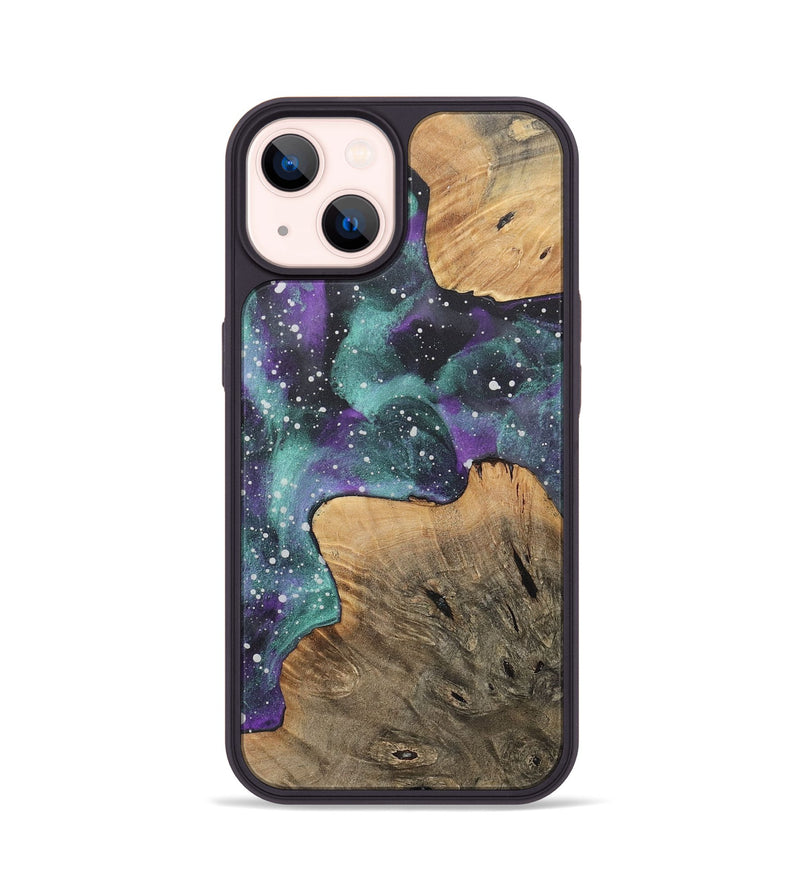 iPhone 14 Wood+Resin Phone Case - Sadie (Cosmos, 717507)