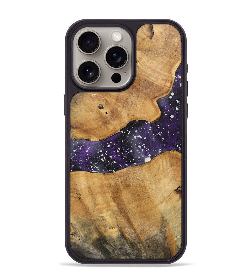 iPhone 15 Pro Max Wood+Resin Phone Case - Jocelyn (Cosmos, 717513)