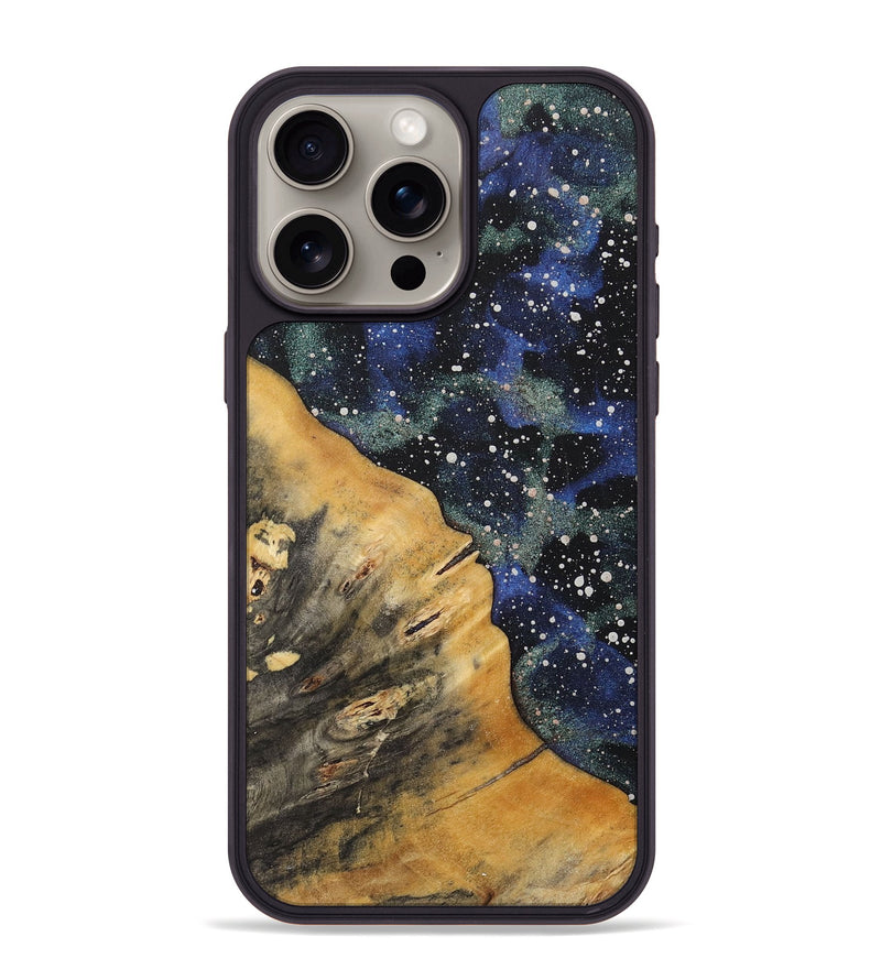 iPhone 15 Pro Max Wood+Resin Phone Case - Patrice (Cosmos, 717516)