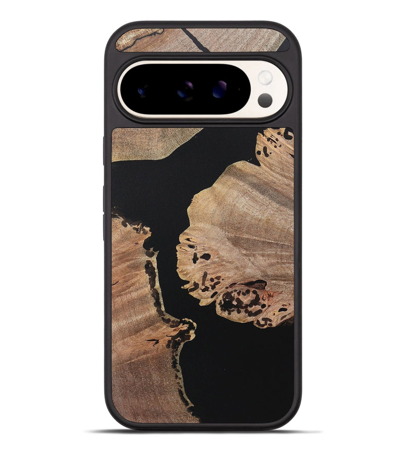 Pixel 9 Pro XL Wood+Resin Phone Case - Ryker (Pure Black, 717562)