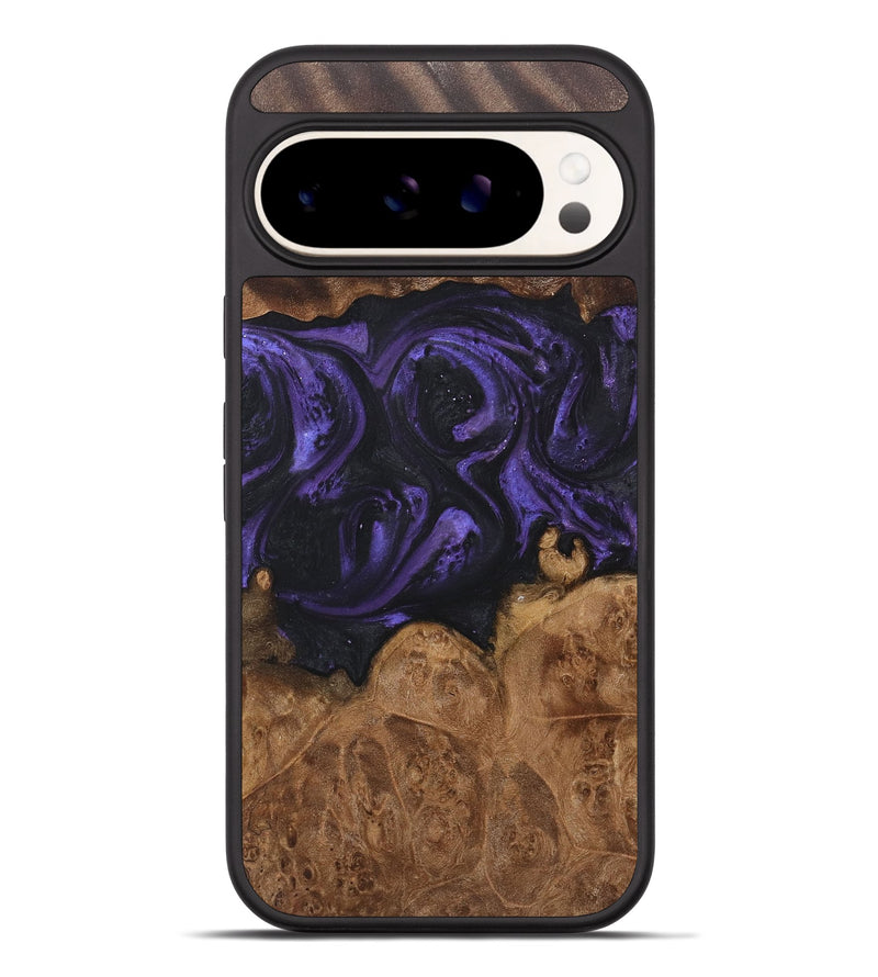 Pixel 9 Pro XL Wood+Resin Phone Case - Miles (Purple, 717711)