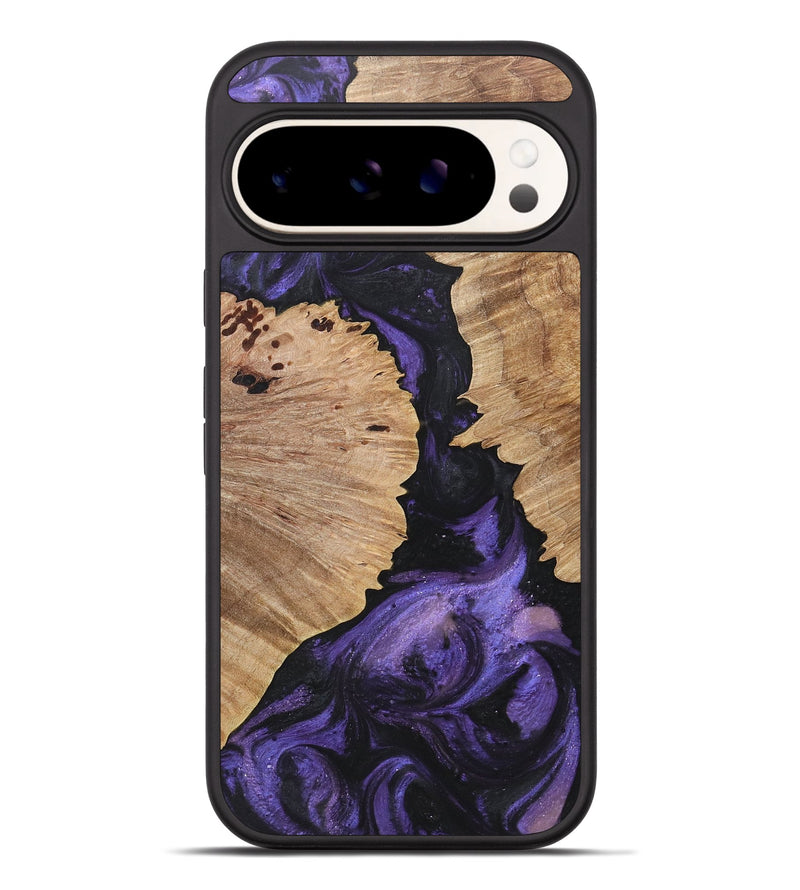 Pixel 9 Pro XL Wood+Resin Phone Case - Kinsley (Purple, 717712)