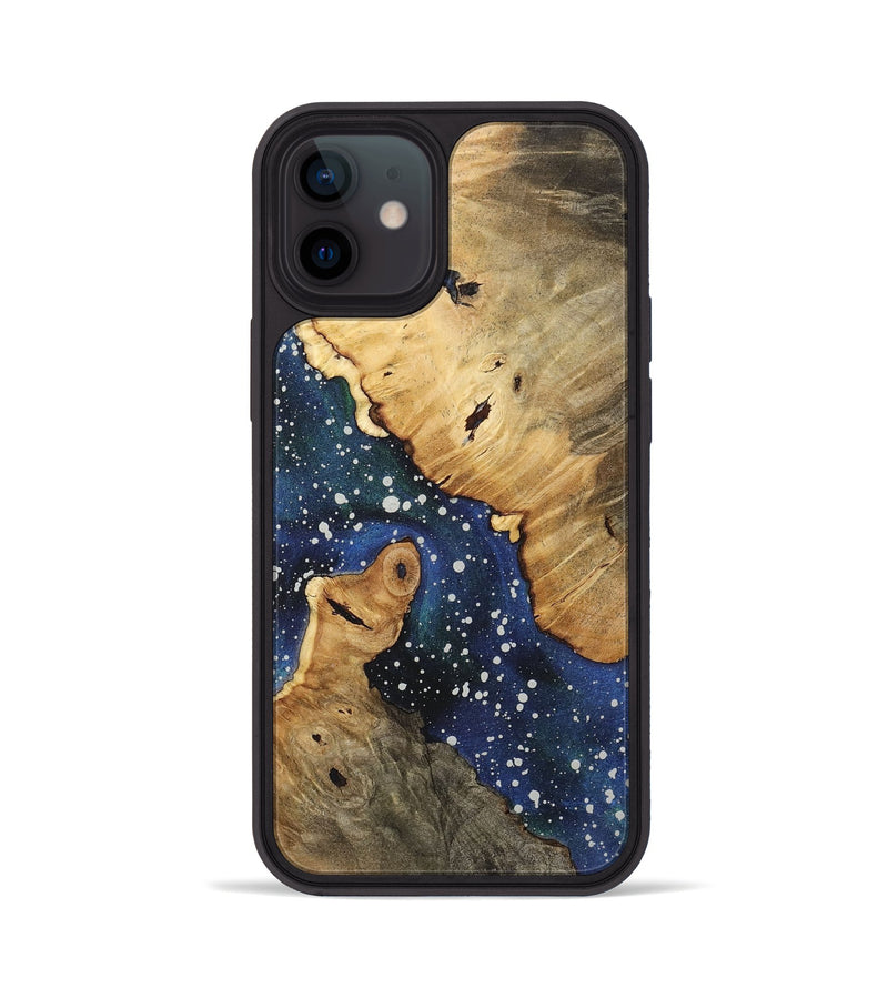 iPhone 12 Wood+Resin Phone Case - Camron (Cosmos, 717751)