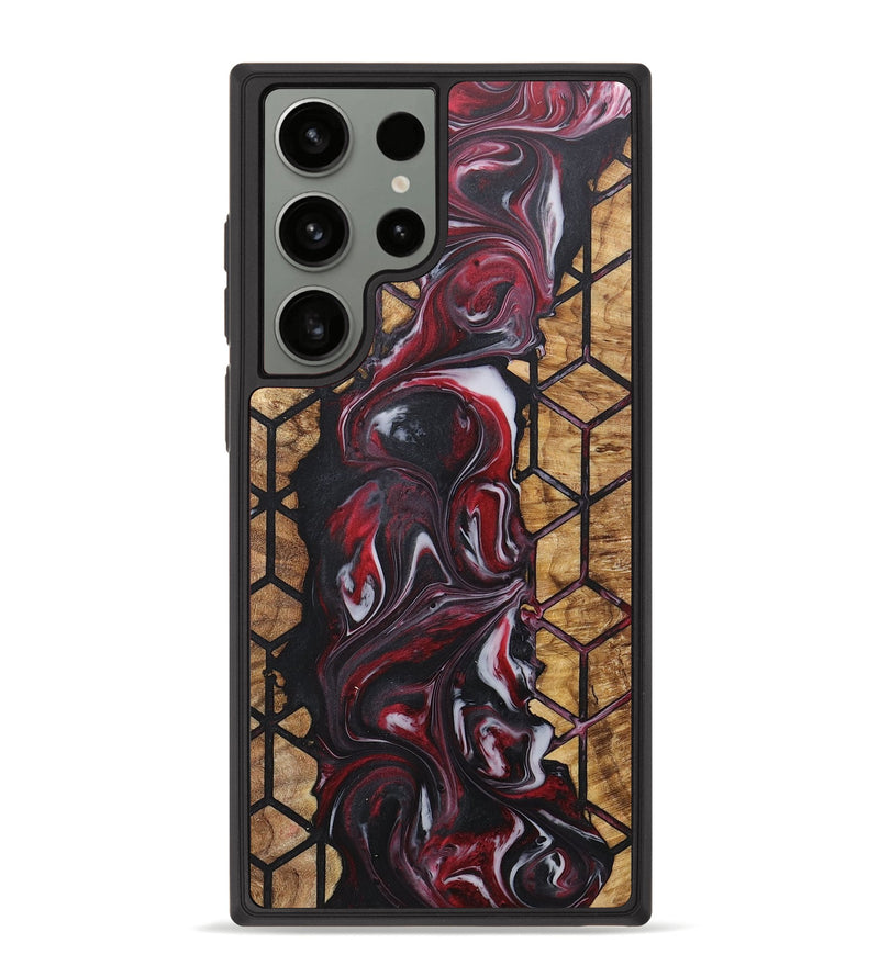 Galaxy S23 Ultra Wood+Resin Phone Case - Adele (Pattern, 717778)