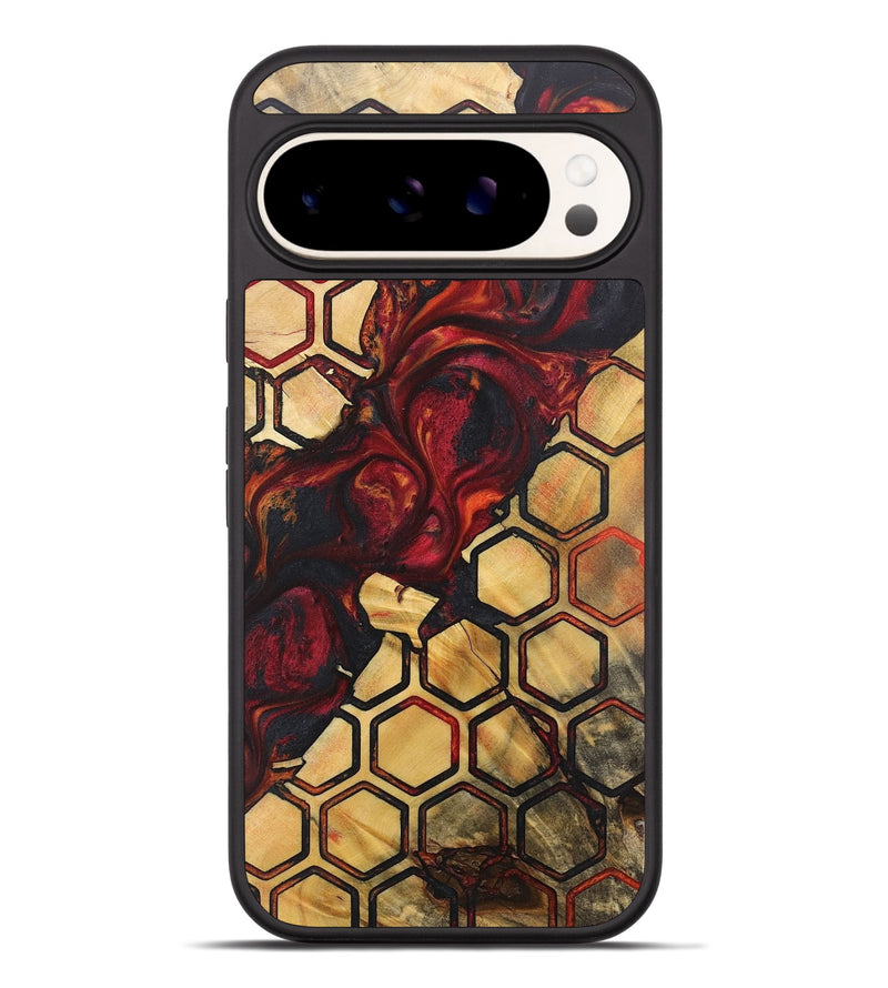 Pixel 9 Pro XL Wood+Resin Phone Case - Willa (Pattern, 717786)