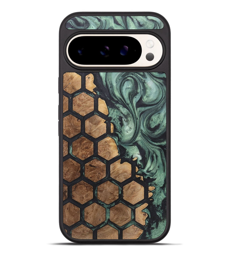 Pixel 9 Pro XL Wood+Resin Phone Case - Mike (Pattern, 717789)