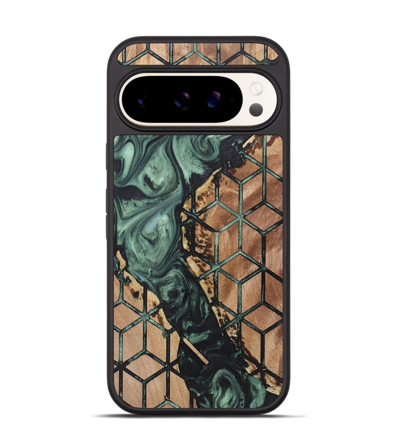 Pixel 9 Wood+Resin Phone Case - Terrence (Pattern, 717793)