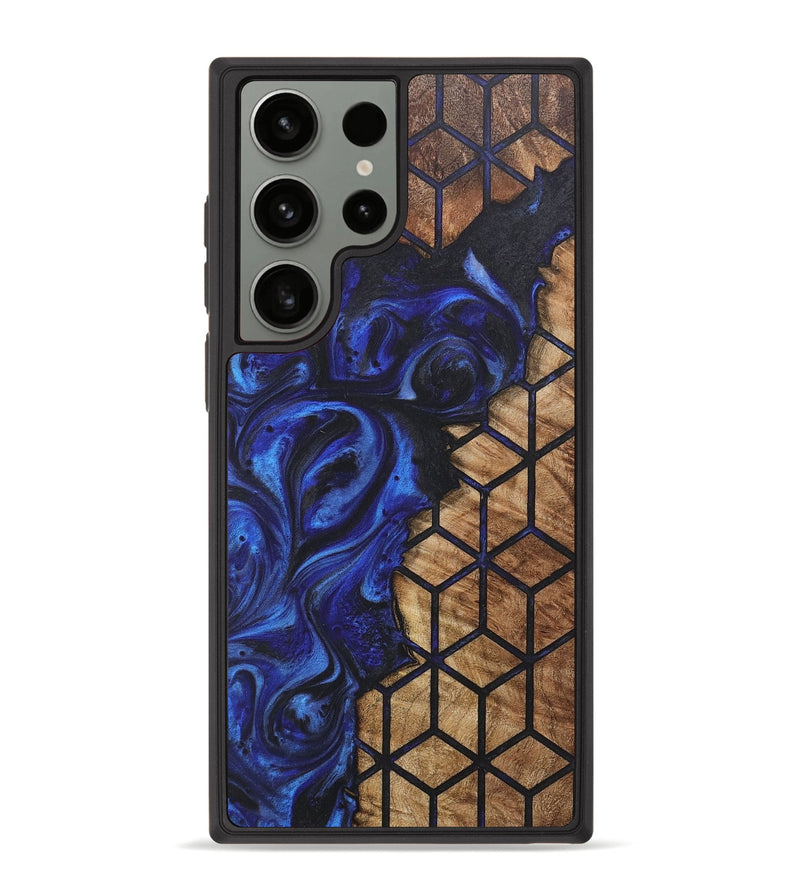 Galaxy S23 Ultra Wood+Resin Phone Case - Miracle (Pattern, 717795)