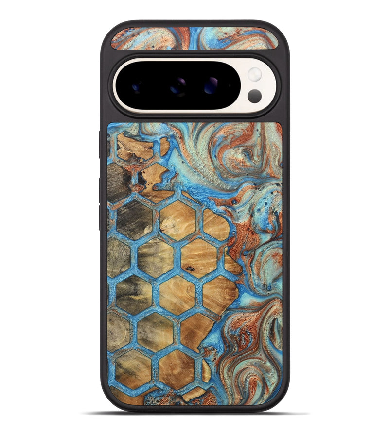 Pixel 9 Pro XL Wood+Resin Phone Case - Zuri (Pattern, 717796)