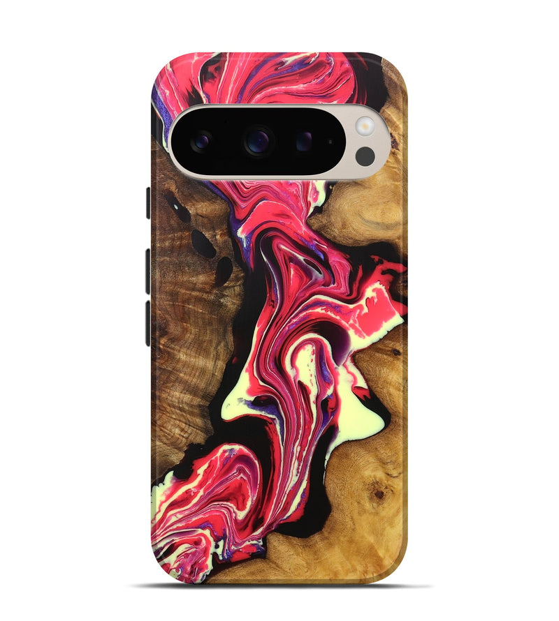 Pixel 9 Pro Wood+Resin Live Edge Phone Case - Lonnie (Purple, 717932)