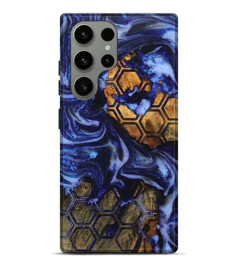Galaxy S23 Ultra Wood+Resin Live Edge Phone Case - Ella (Pattern, 717943)