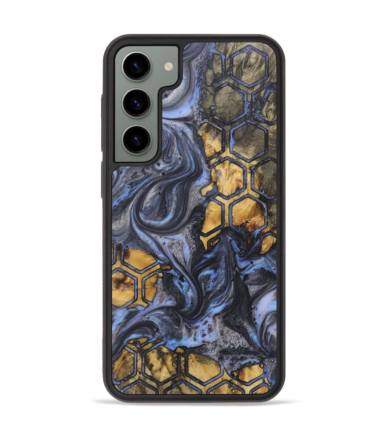 Galaxy S23 Plus Wood+Resin Phone Case - Tessa (Pattern, 718199)