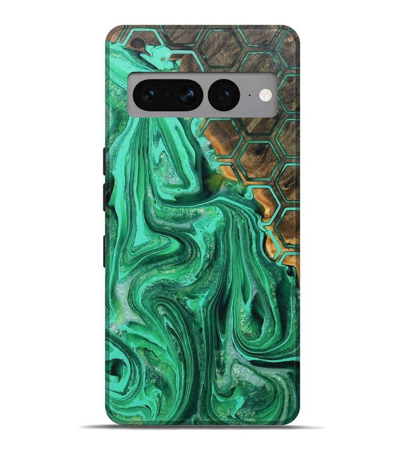 Pixel 7 Pro Wood+Resin Live Edge Phone Case - Brianne (Pattern, 718222)