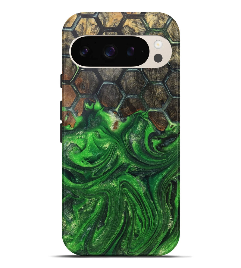 Pixel 9 Pro XL Wood+Resin Live Edge Phone Case - Bonita (Pattern, 718223)