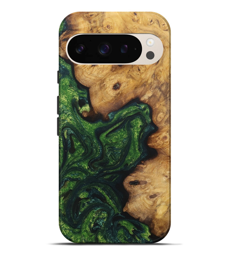 Pixel 9 Pro XL Wood+Resin Live Edge Phone Case - Omar (Pattern, 718224)