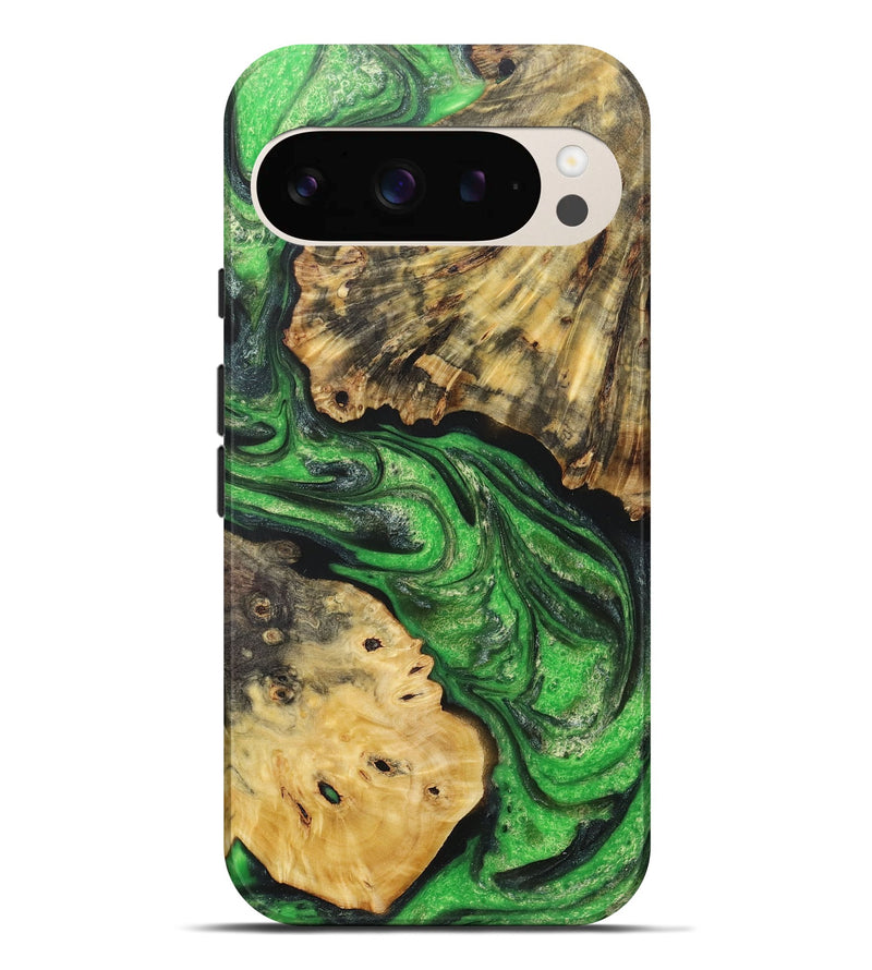Pixel 9 Pro XL Wood+Resin Live Edge Phone Case - Celeste (Pattern, 718225)