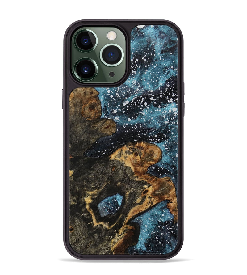 iPhone 13 Pro Max Wood+Resin Phone Case - Cristina (Cosmos, 718297)