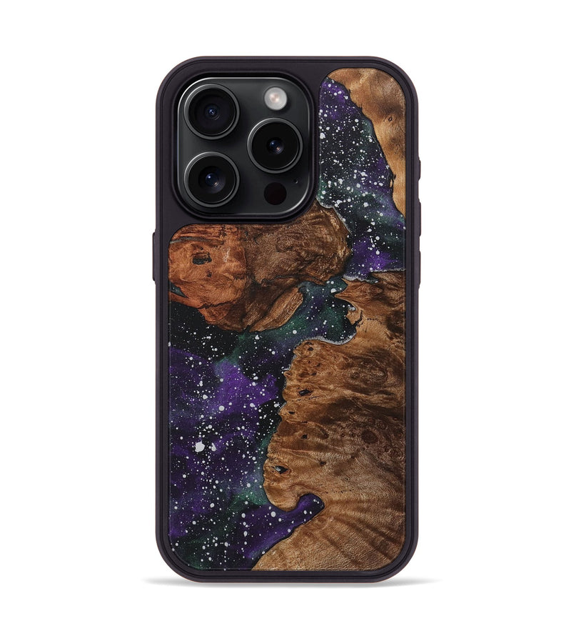 iPhone 15 Pro Wood+Resin Phone Case - Chase (Cosmos, 718310)