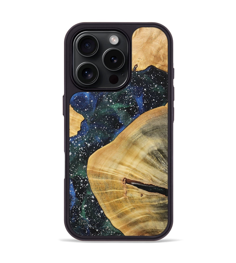iPhone 16 Pro Wood+Resin Phone Case - Cory (Cosmos, 718320)