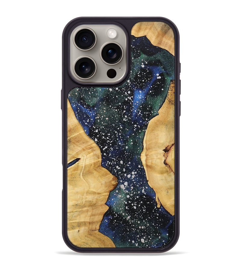iPhone 16 Pro Max Wood+Resin Phone Case - Alta (Cosmos, 718322)