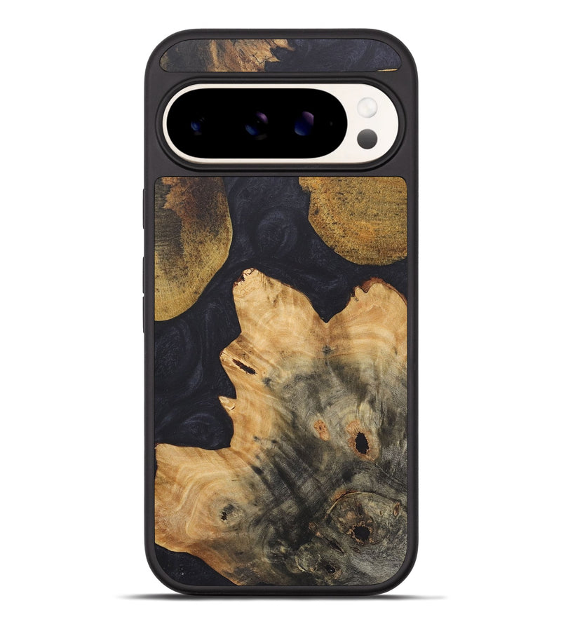 Pixel 9 Pro XL Wood+Resin Phone Case - Jayla (Pure Black, 718814)