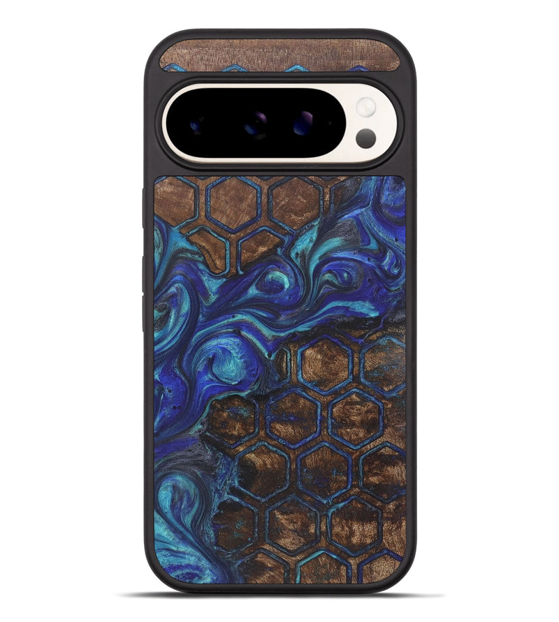 Pixel 9 Pro XL Wood+Resin Phone Case - Palmer (Pattern, 718929)