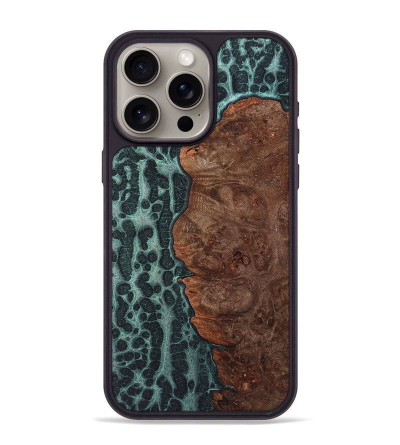 iPhone 15 Pro Max Wood+Resin Phone Case - Jerry (Static, 718972)