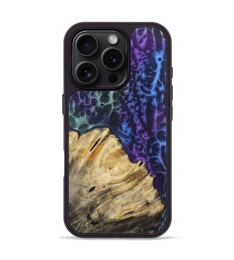iPhone 16 Pro Wood+Resin Phone Case - Janelle (Static, 718973)