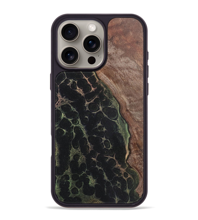 iPhone 16 Pro Max Wood+Resin Phone Case - Jermaine (Static, 718975)