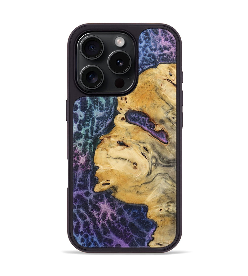 iPhone 16 Pro Wood+Resin Phone Case - Arlo (Static, 718977)