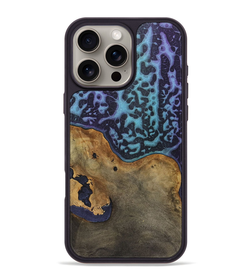 iPhone 16 Pro Max Wood+Resin Phone Case - Natalie (Static, 718978)