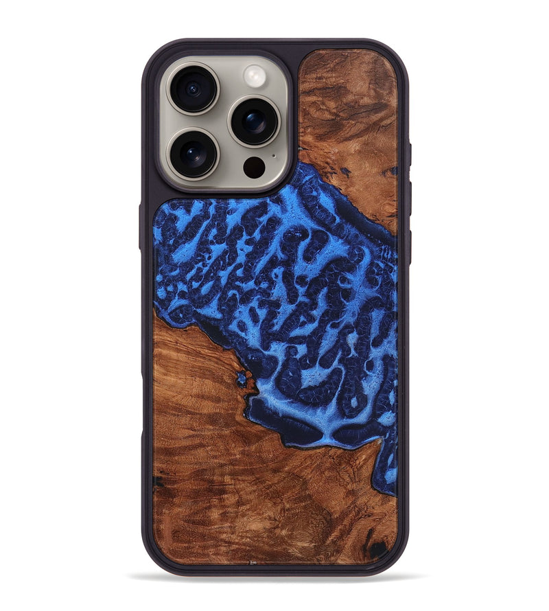 iPhone 16 Pro Max Wood+Resin Phone Case - Todd (Static, 718995)