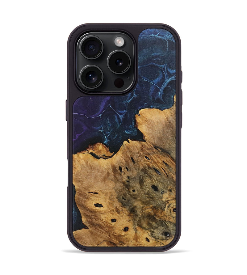iPhone 16 Pro Wood+Resin Phone Case - Andrea (Static, 718999)