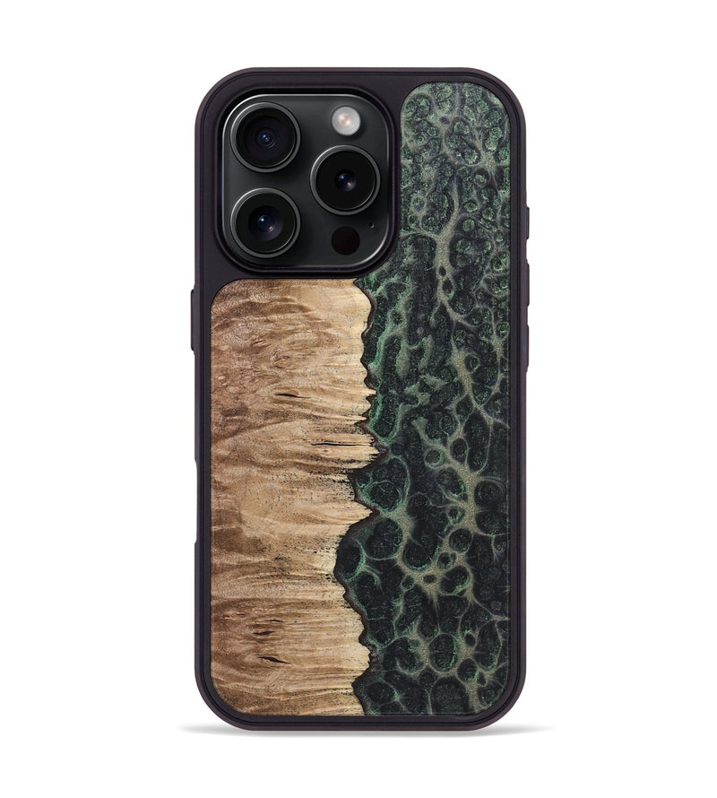 iPhone 16 Pro Wood+Resin Phone Case - Reese (Static, 719002)