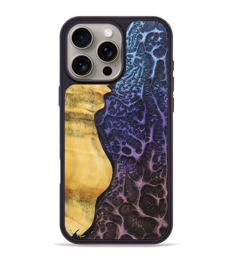 iPhone 16 Pro Max Wood+Resin Phone Case - April (Static, 719005)
