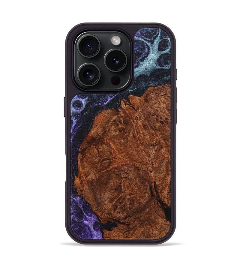 iPhone 16 Pro Wood+Resin Phone Case - Camryn (Static, 719007)