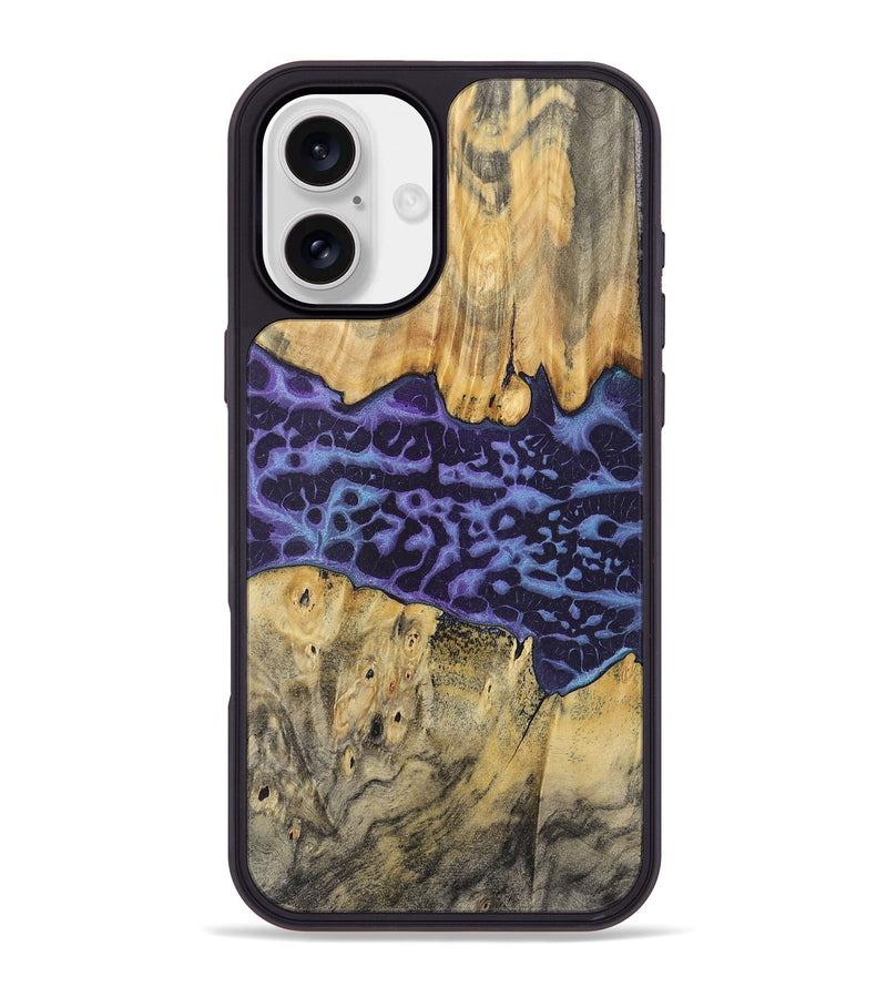 iPhone 16 Plus Wood+Resin Phone Case - Keaton (Static, 719010)