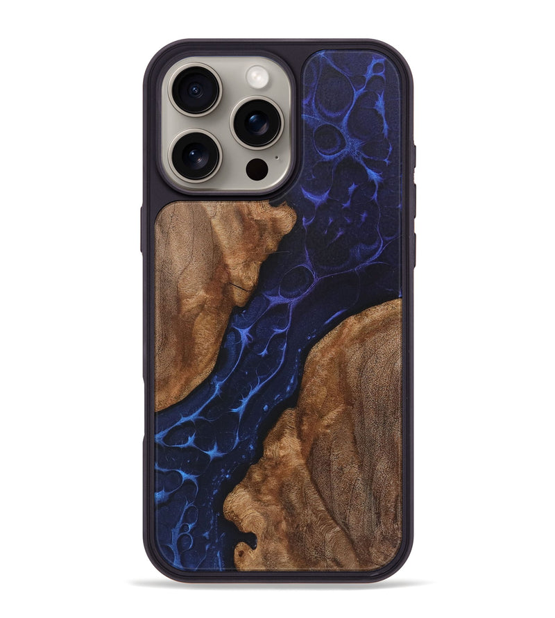 iPhone 16 Pro Max Wood+Resin Phone Case - Elaine (Static, 719014)