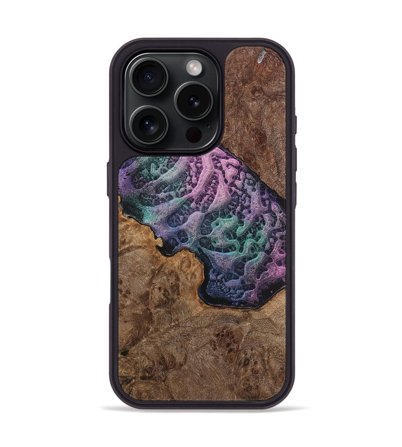 iPhone 16 Pro Wood+Resin Phone Case - Ty (Static, 719018)