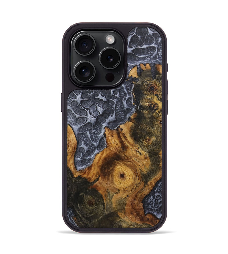 iPhone 15 Pro Wood+Resin Phone Case - Benny (Static, 719019)