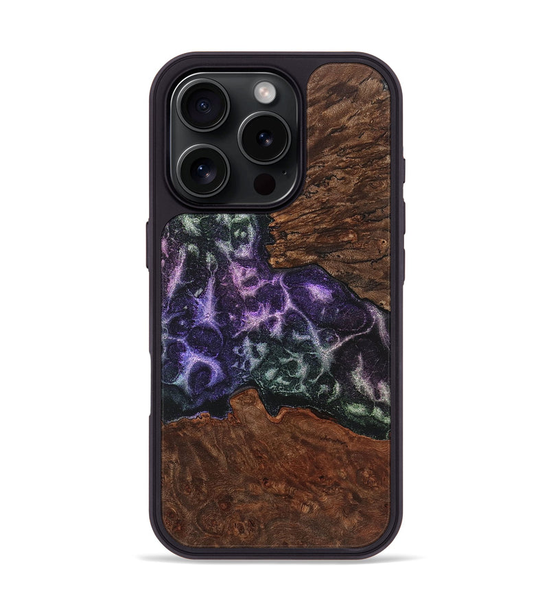 iPhone 16 Pro Wood+Resin Phone Case - Lucy (Static, 719021)