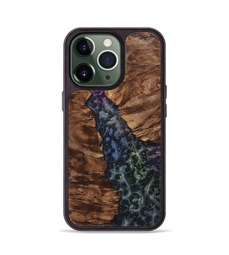 iPhone 13 Pro Wood+Resin Phone Case - Myra (Static, 719023)