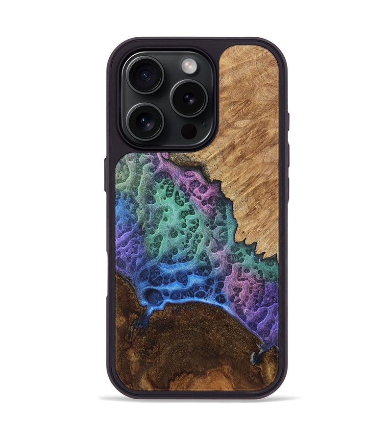 iPhone 16 Pro Wood+Resin Phone Case - Heidi (Static, 719024)