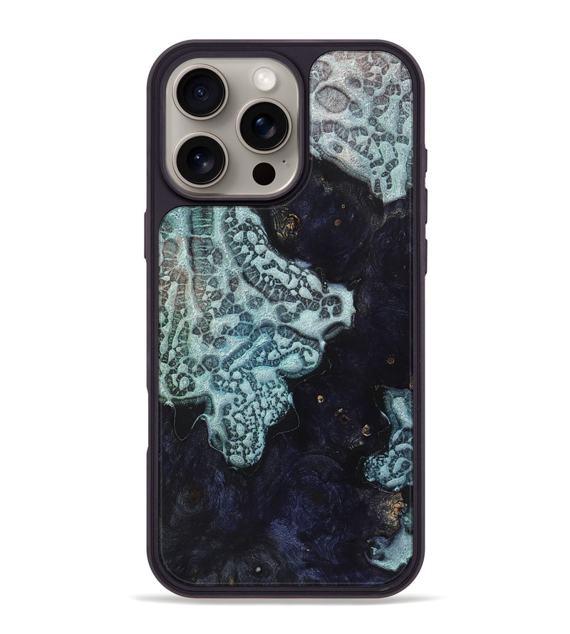 iPhone 16 Pro Max Wood+Resin Phone Case - Tammy (Static, 719039)
