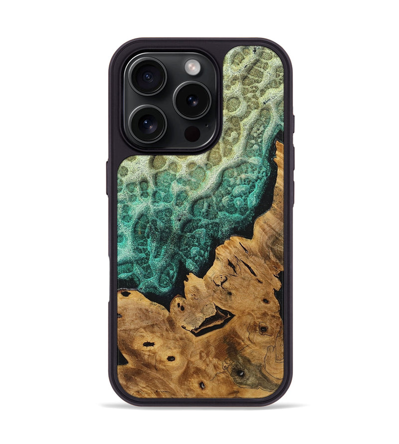iPhone 16 Pro Wood+Resin Phone Case - William (Static, 719042)