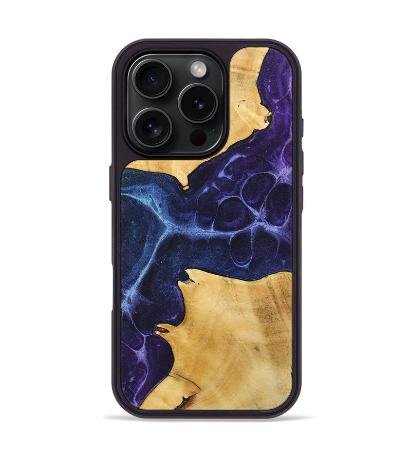 iPhone 16 Pro Wood+Resin Phone Case - Raquel (Static, 719045)
