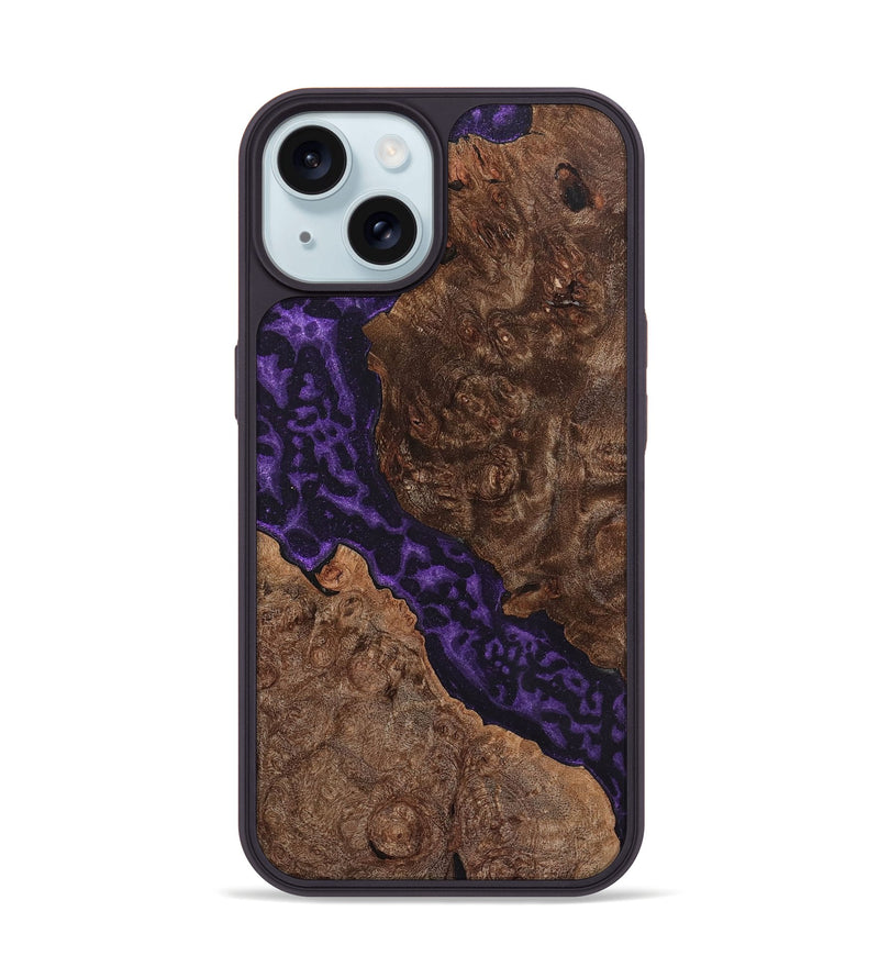 iPhone 15 Wood+Resin Phone Case - Rodrigo (Static, 719059)