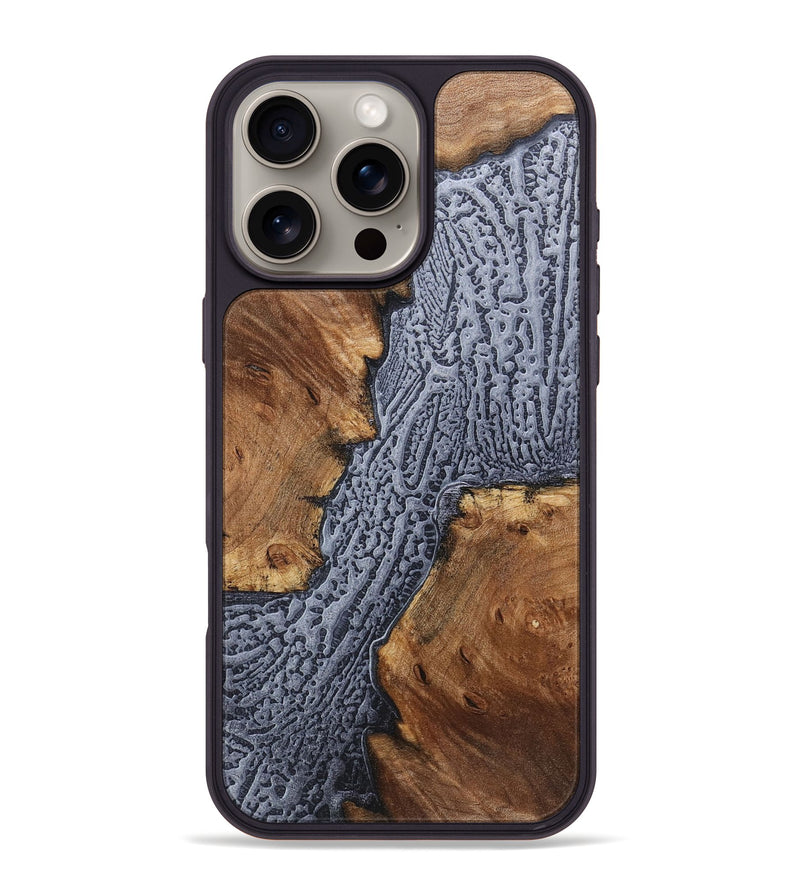 iPhone 16 Pro Max Wood+Resin Phone Case - Jeremy (Static, 719061)